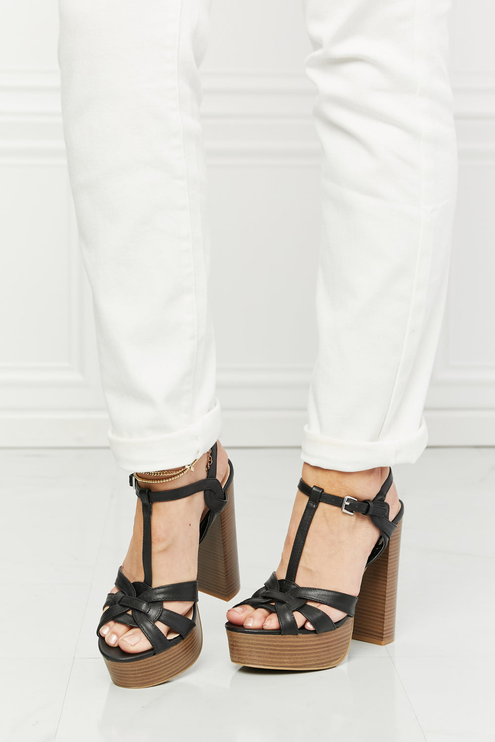 Legend She's Classy Strappy Heels - Cheeky Chic Boutique