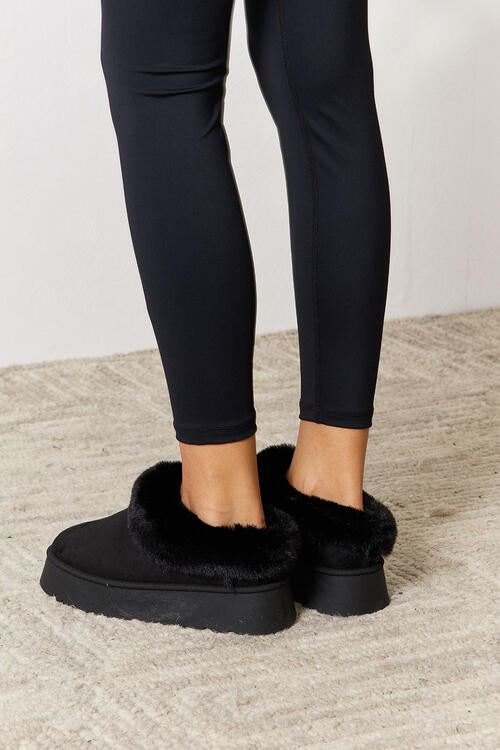 Our Little Secret Black Slippers - Cheeky Chic Boutique