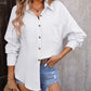 Last Chance Textured Button Up Shirt - Cheeky Chic Boutique