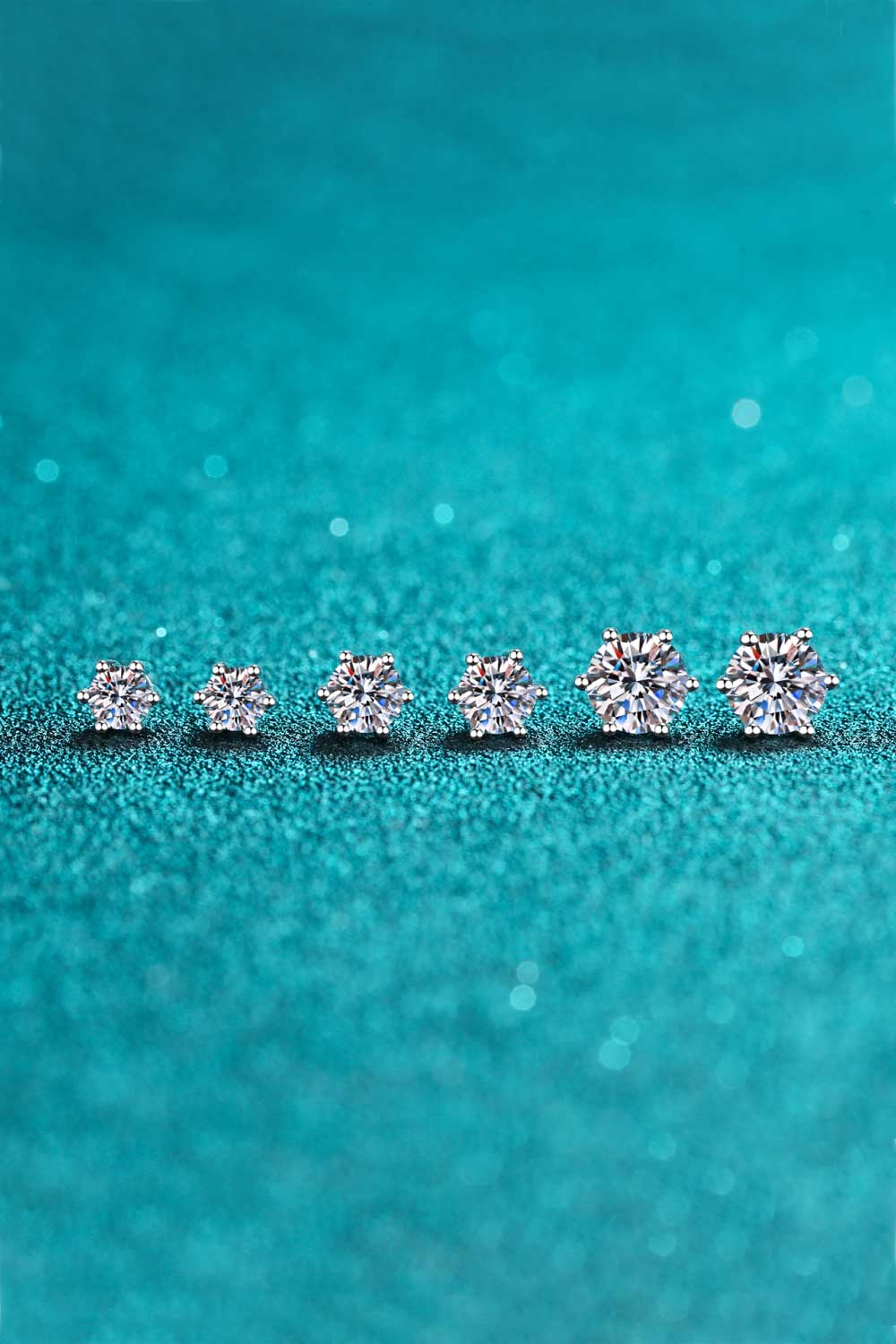 Endless Cheer Moissanite Stud Earrings - Cheeky Chic Boutique