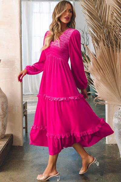 Be My Velvet Valentine Midi Dress - Cheeky Chic Boutique