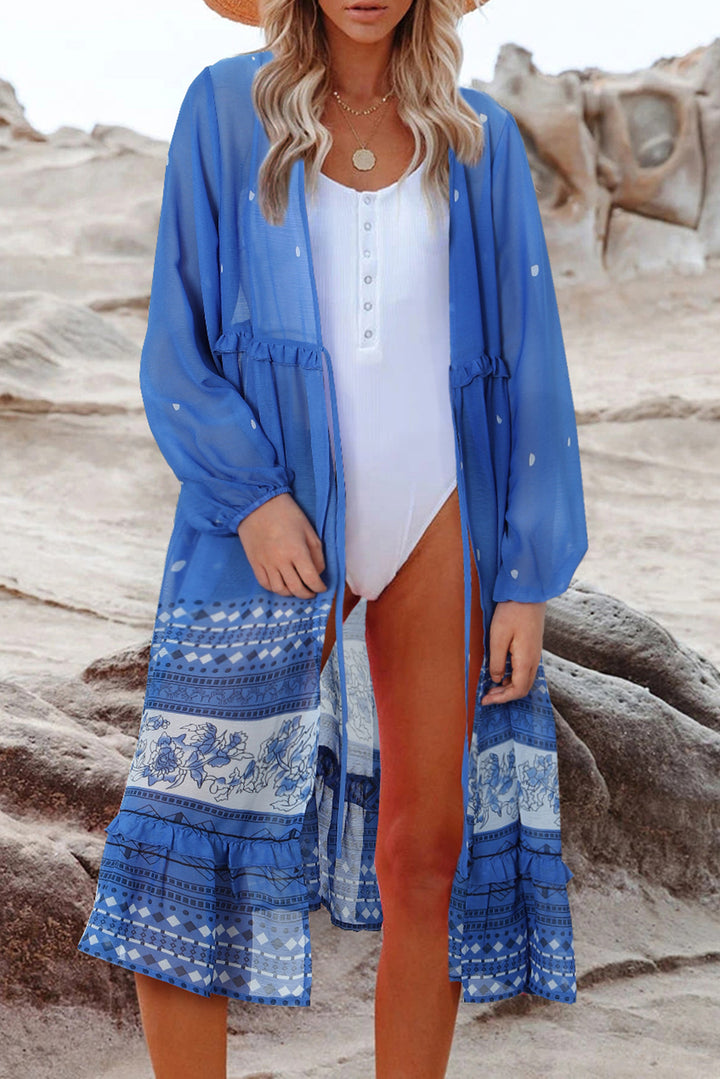 Transitions Floral Kimono - Cheeky Chic Boutique