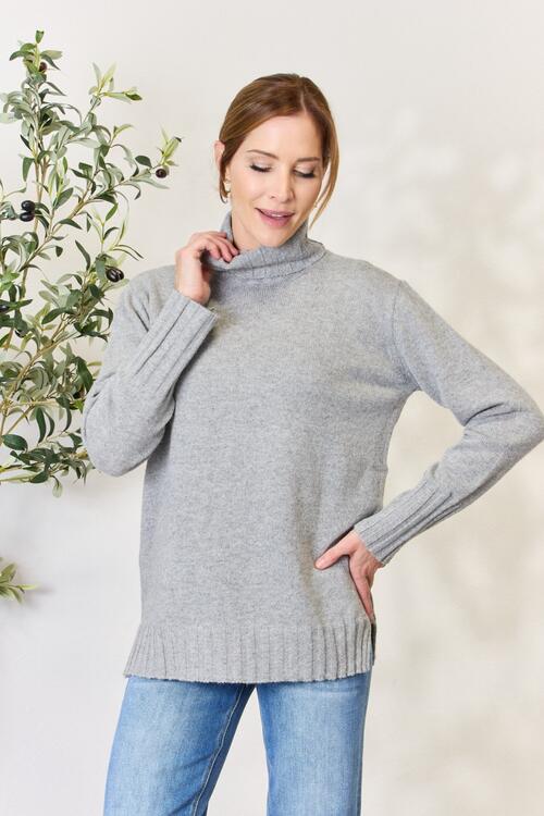 Mountainside Turtleneck Sweater - Cheeky Chic Boutique