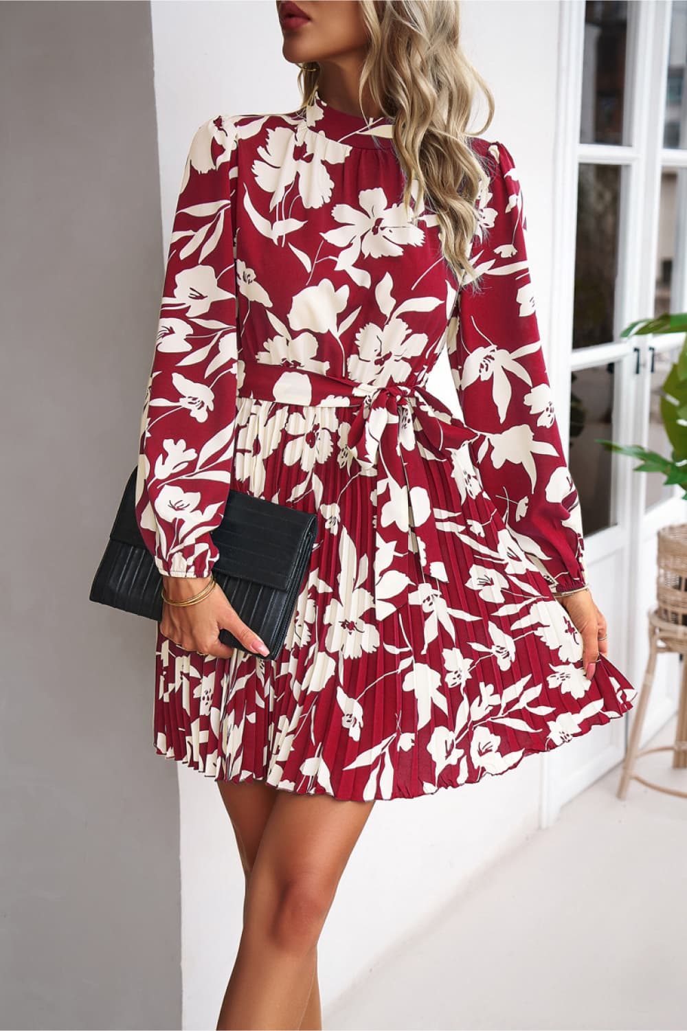 Fine Dining Floral Mini Dress - Cheeky Chic Boutique