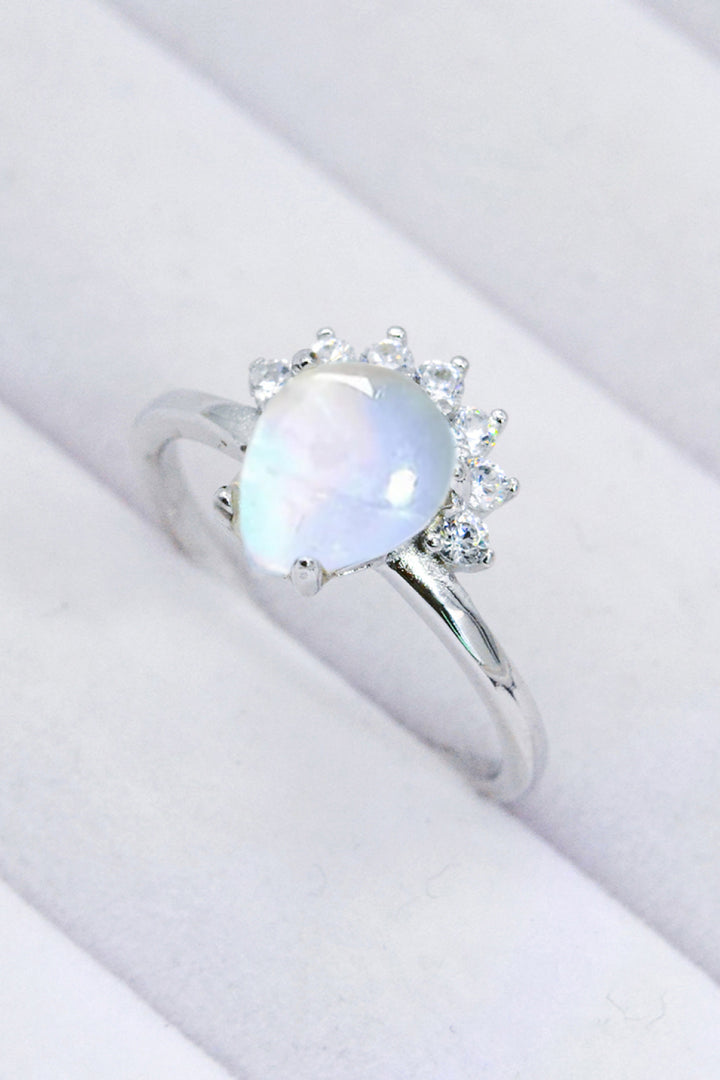 925 Sterling Silver Moonstone Ring - Cheeky Chic Boutique