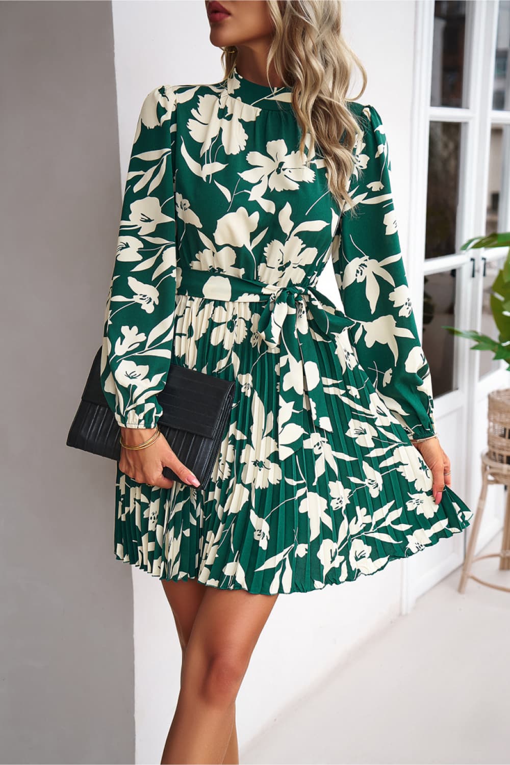 Fine Dining Floral Mini Dress - Cheeky Chic Boutique