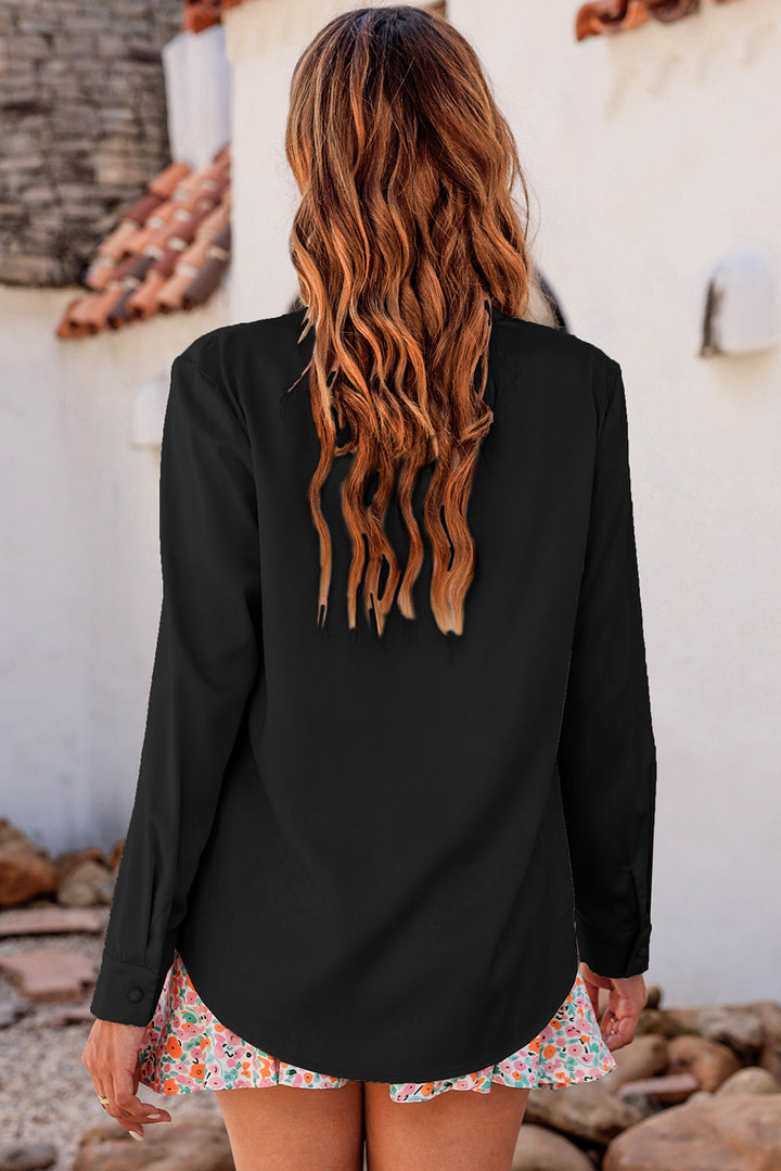 Polished Look Blouse - Cheeky Chic Boutique