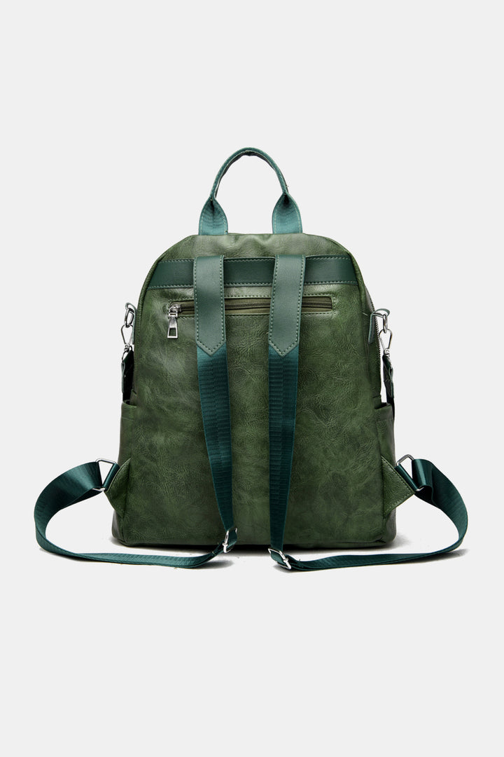 PU Leather Convertible Backpack - Cheeky Chic Boutique