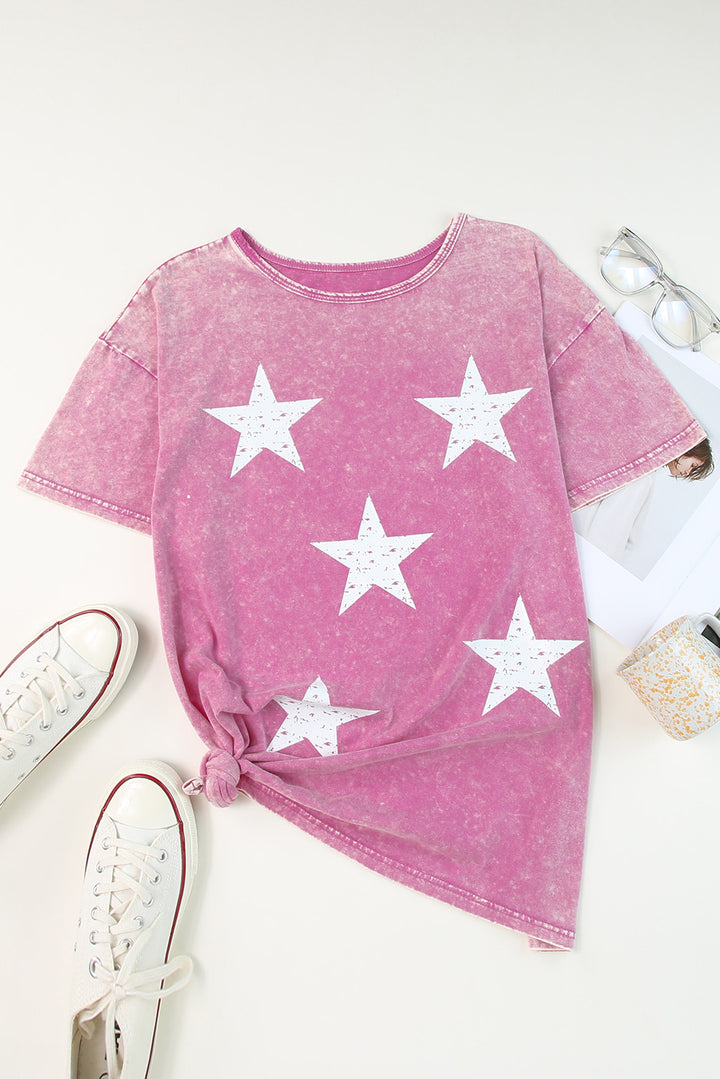 Superstar Vintage Pink Graphic Tee - Cheeky Chic Boutique