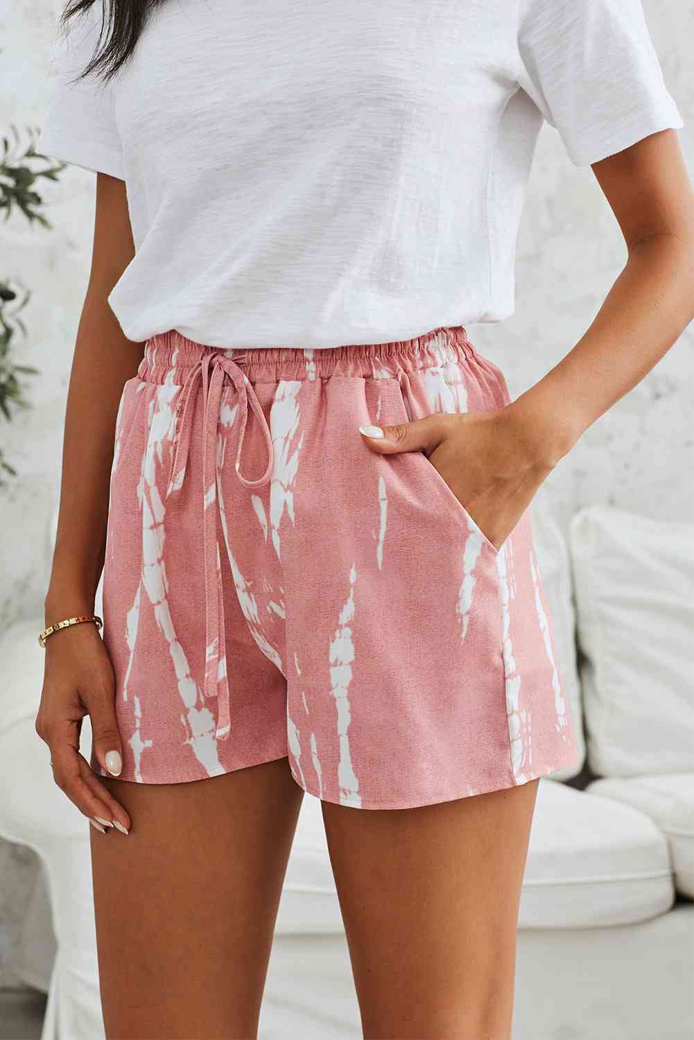 Candy Painted Tie Dye Shorts - Cheeky Chic Boutique