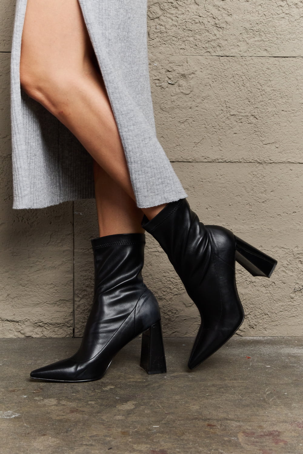 Stacy Block Boots - Cheeky Chic Boutique