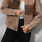 Into the Mountains Fringe Denim Jacket - Cheeky Chic Boutique