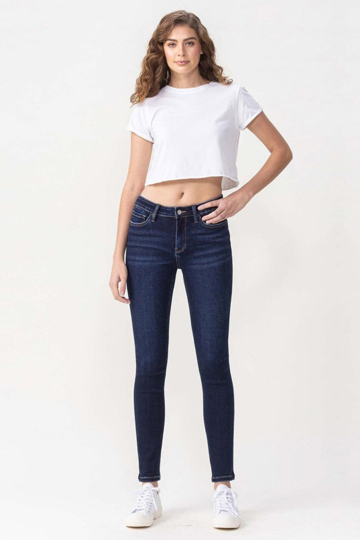 Vervet by Flying Monkey Sequoia Full Size Midrise Ankle Skinny Jeans - Cheeky Chic Boutique