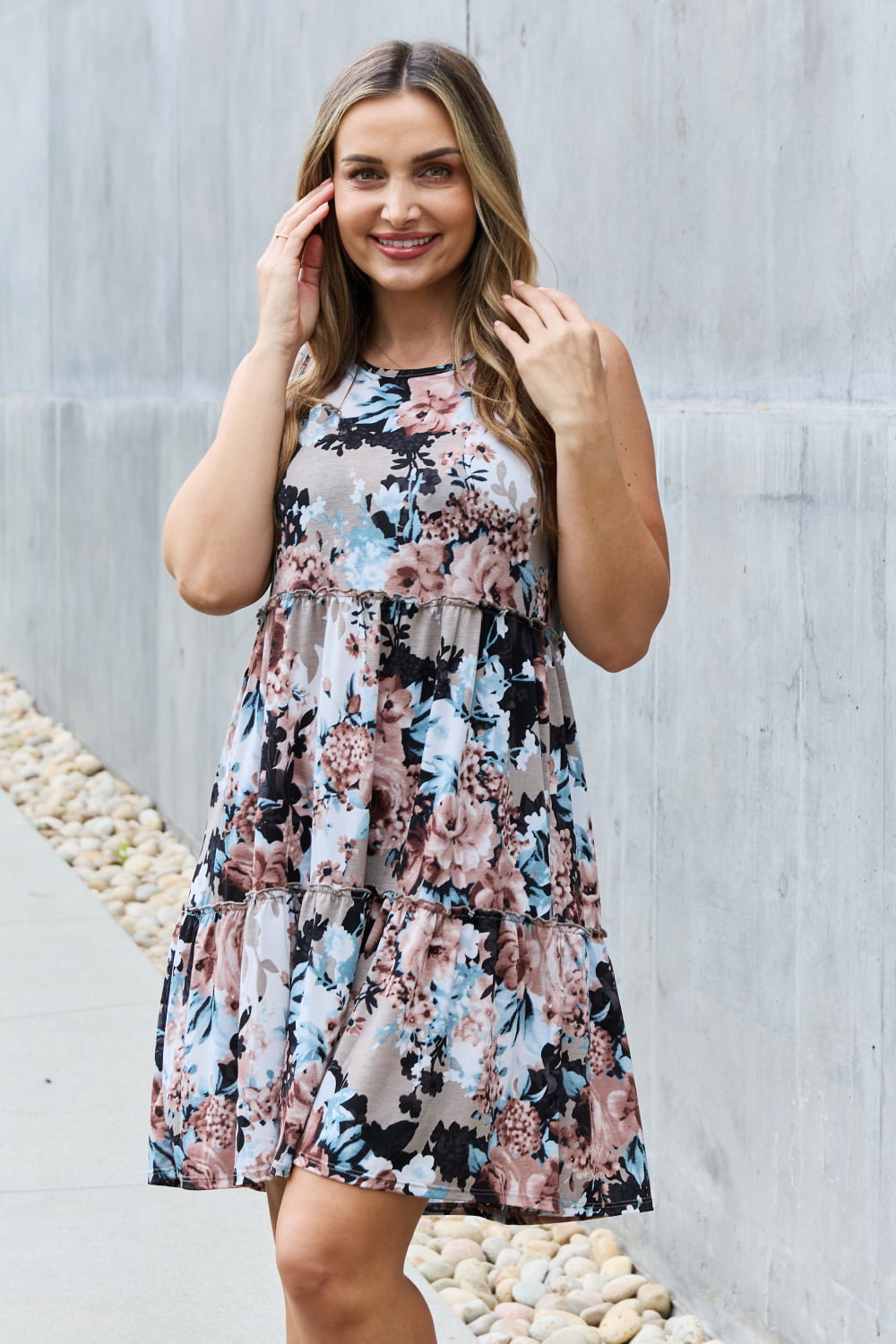 Fell In Love Floral Dress - Cheeky Chic Boutique