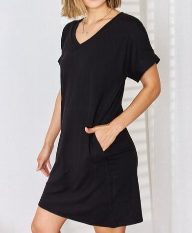 Lifestyle T-Shirt Dress - Cheeky Chic Boutique