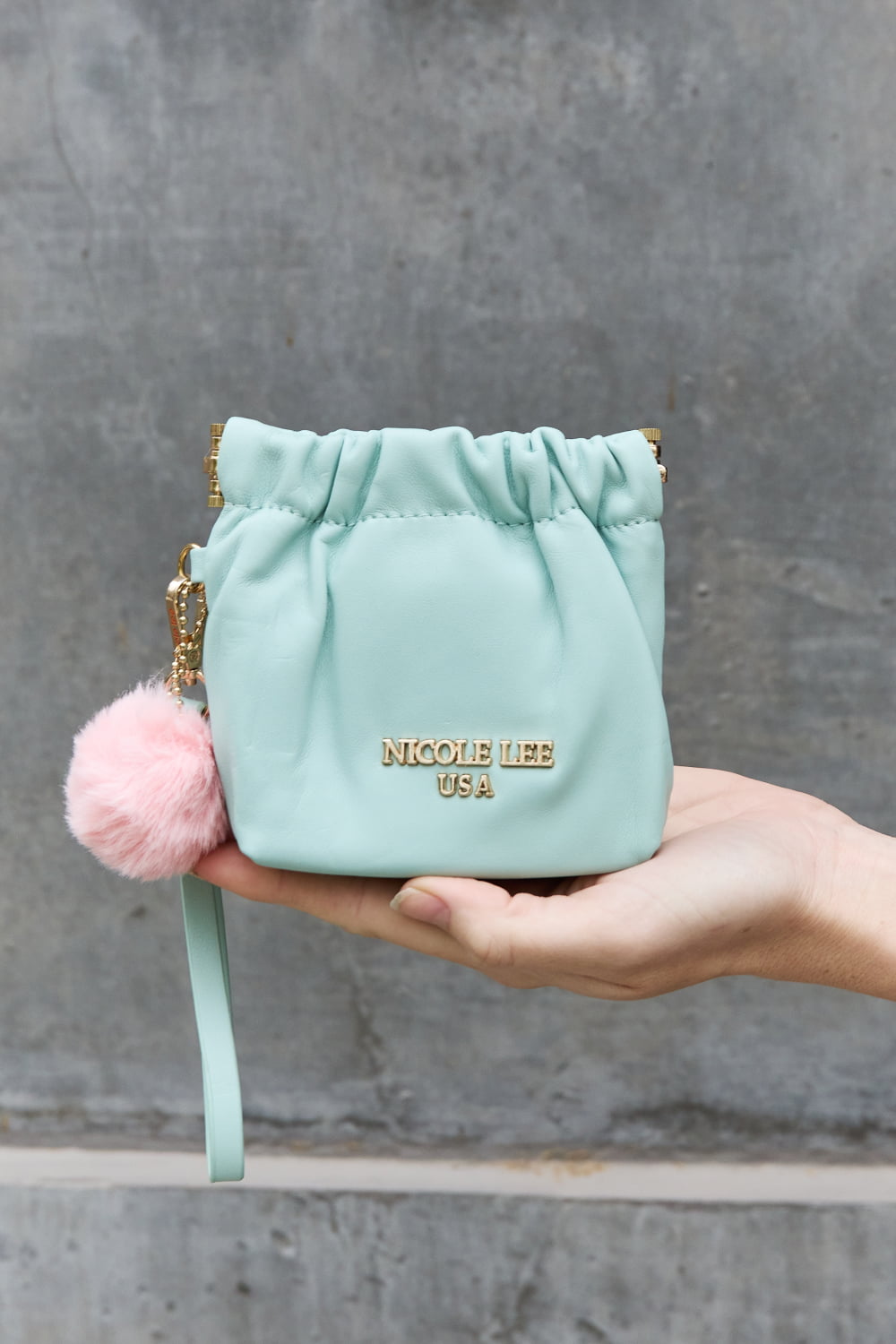 Nicole Lee USA Faux Leather Pouch - Cheeky Chic Boutique
