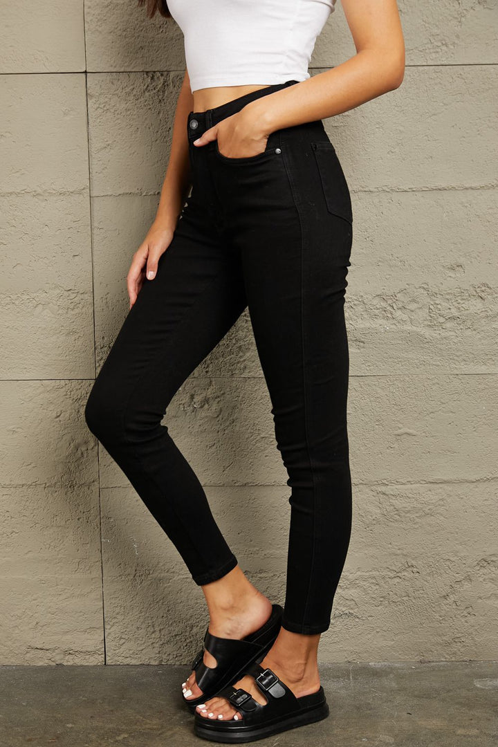 Judy Blue Full Size Tummy Control High Waisted Classic Skinny Jeans - Cheeky Chic Boutique