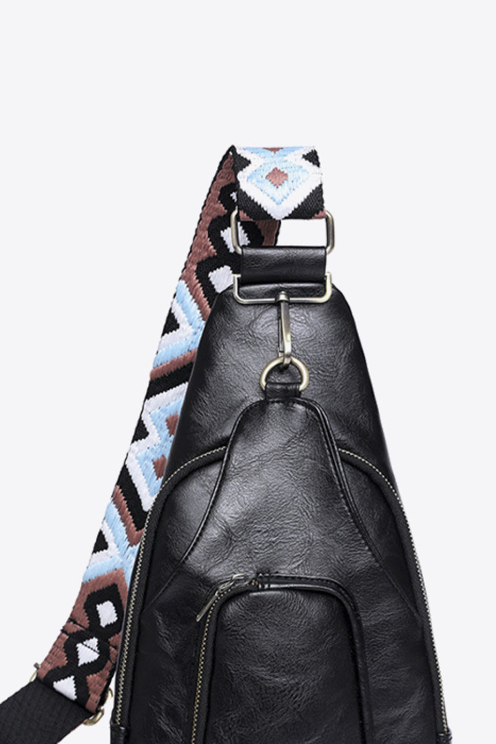 Take A Trip PU Leather Sling Bag - Cheeky Chic Boutique