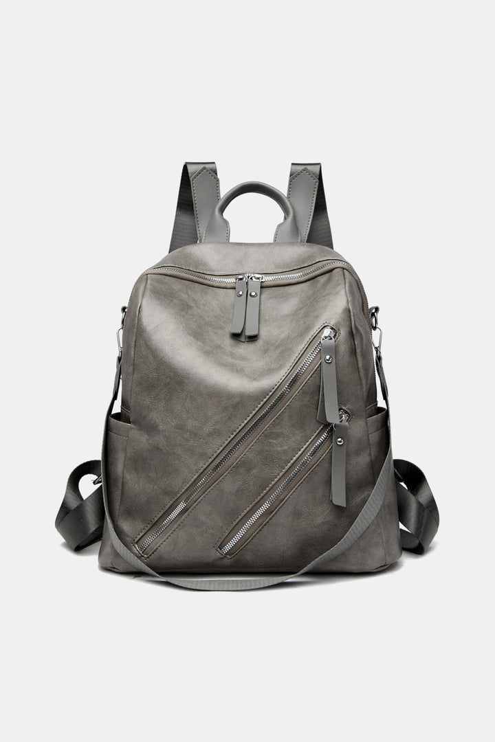 PU Leather Convertible Backpack - Cheeky Chic Boutique