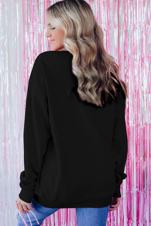 Merry Everything Colorful Graphic Sweatshirt - Cheeky Chic Boutique