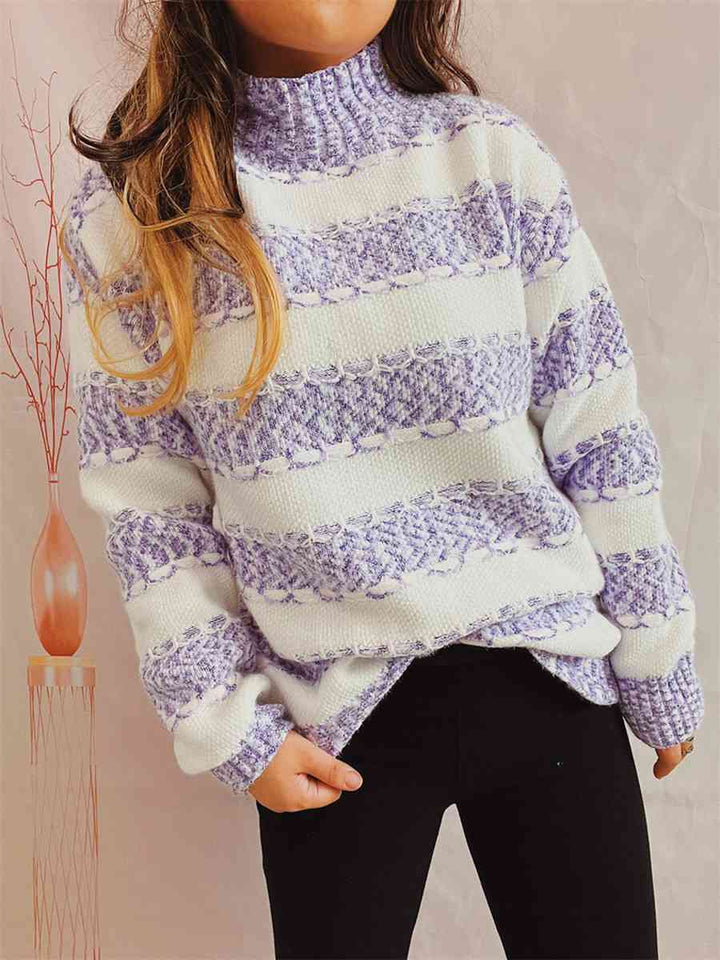 Color Story Striped Sweater - Cheeky Chic Boutique