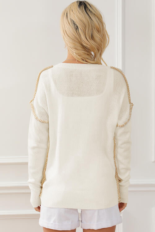 Exposed Sweater - Cheeky Chic Boutique