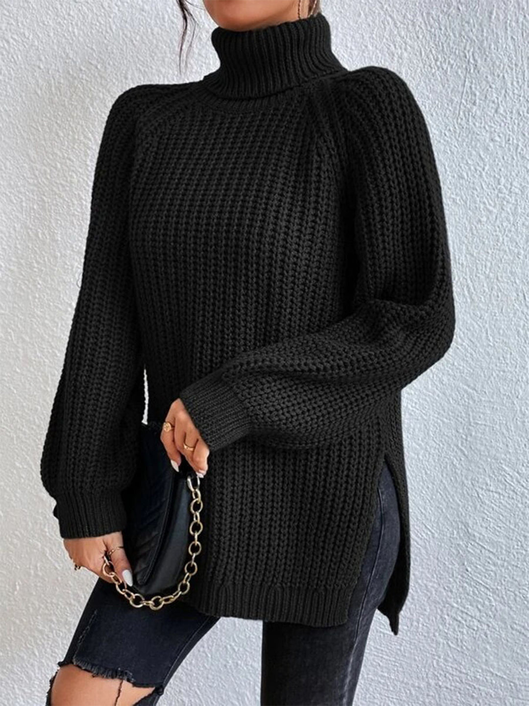Forever After All Turtleneck Sweater - Cheeky Chic Boutique
