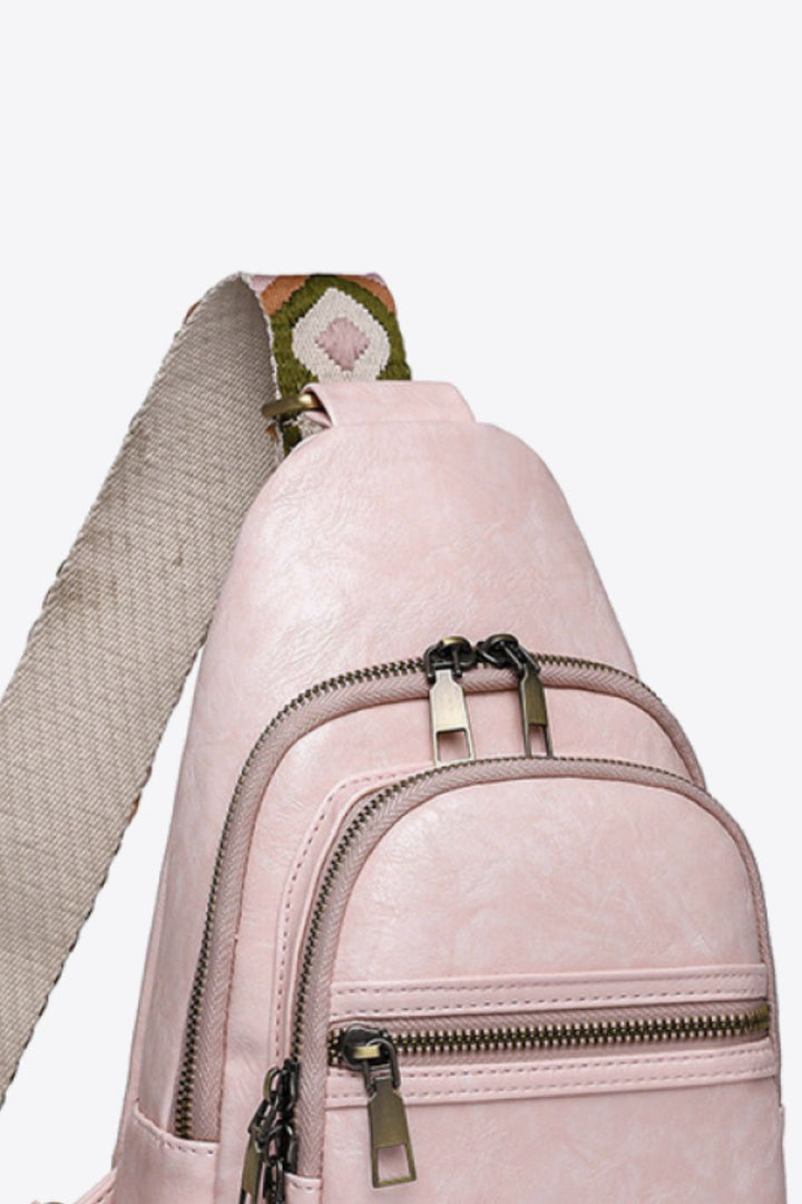 It's Your Time PU Leather Sling Bag - Cheeky Chic Boutique
