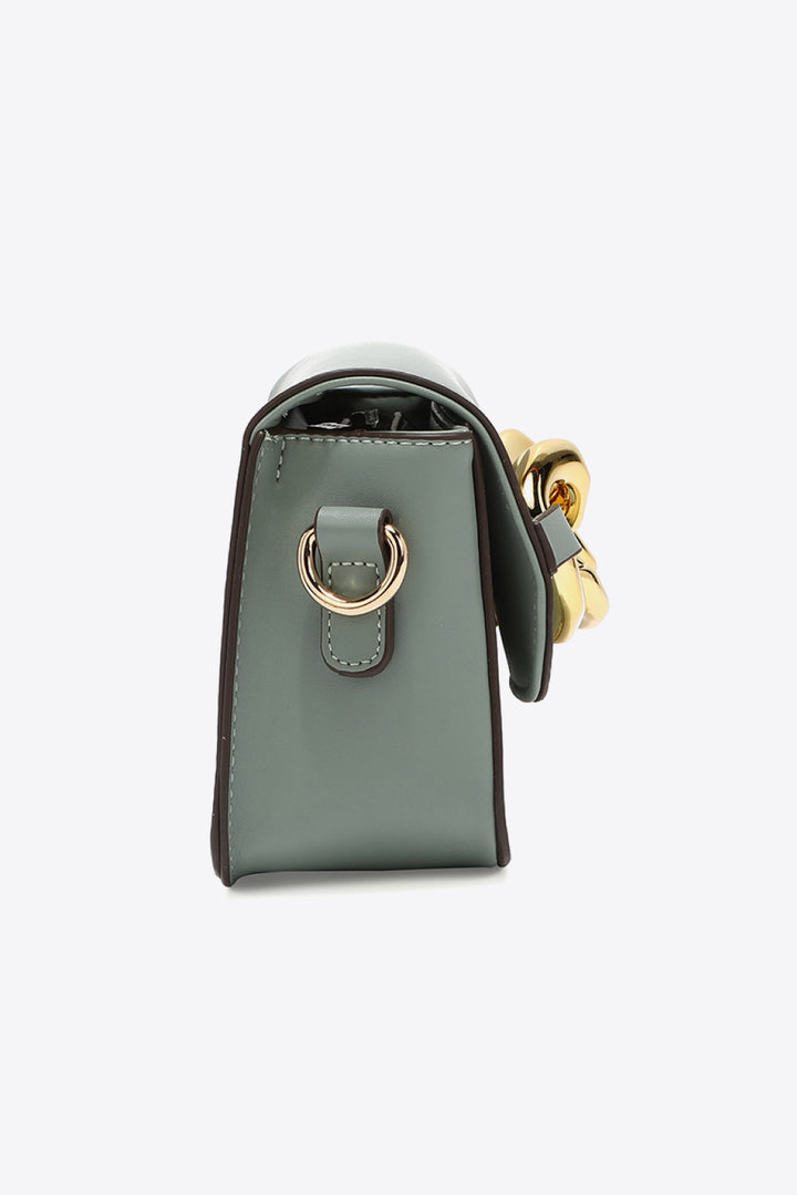 Nicole Lee USA Lexi Chain Detail Crossbody Bag - Cheeky Chic Boutique
