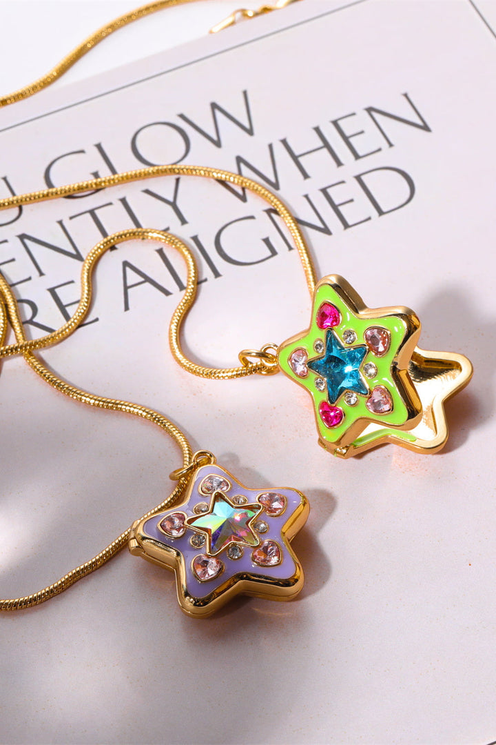Starlight Locket Necklace - Cheeky Chic Boutique
