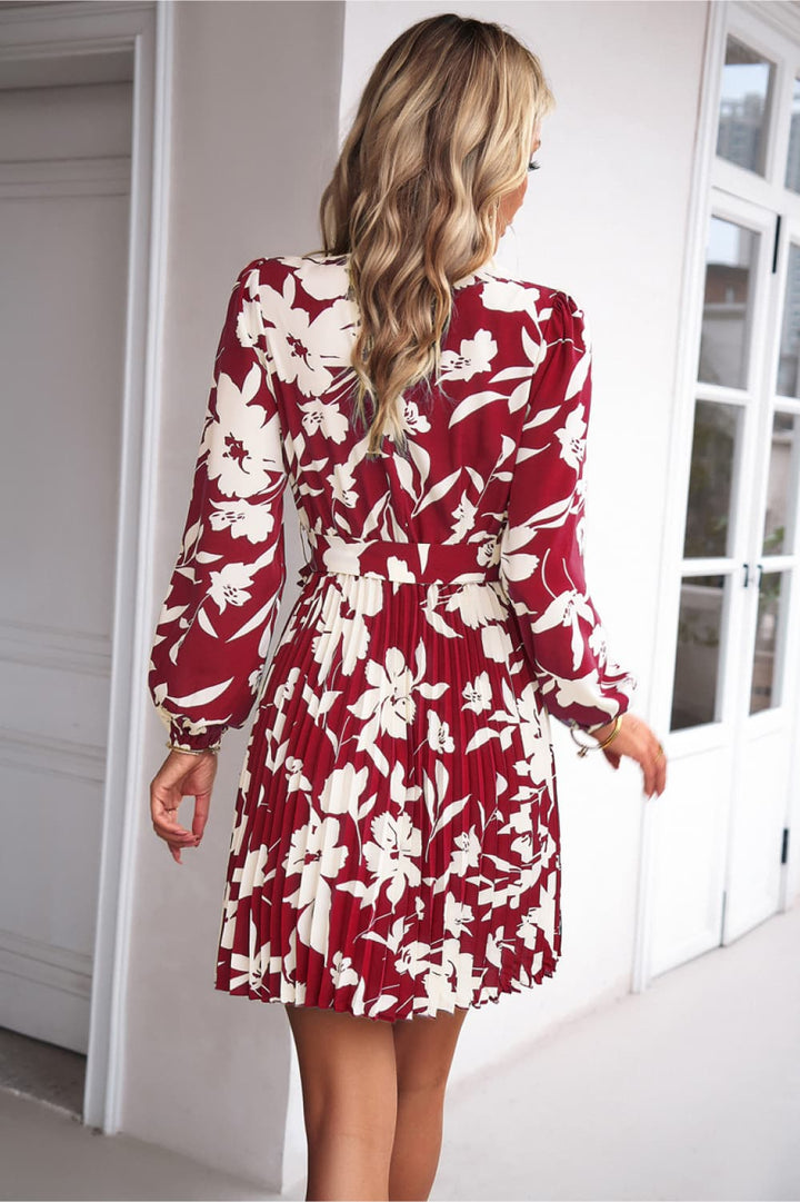 Fine Dining Floral Mini Dress - Cheeky Chic Boutique