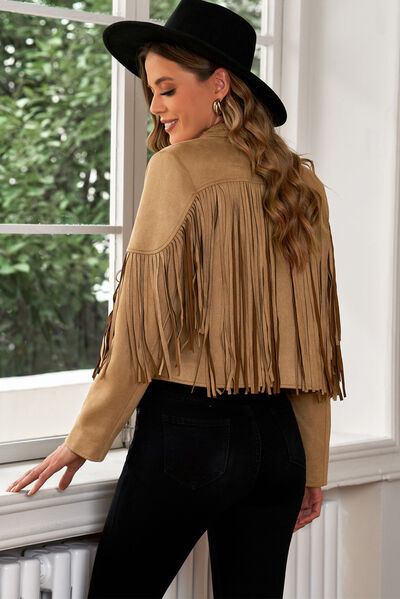In My Soul Fringe Blazer - Cheeky Chic Boutique