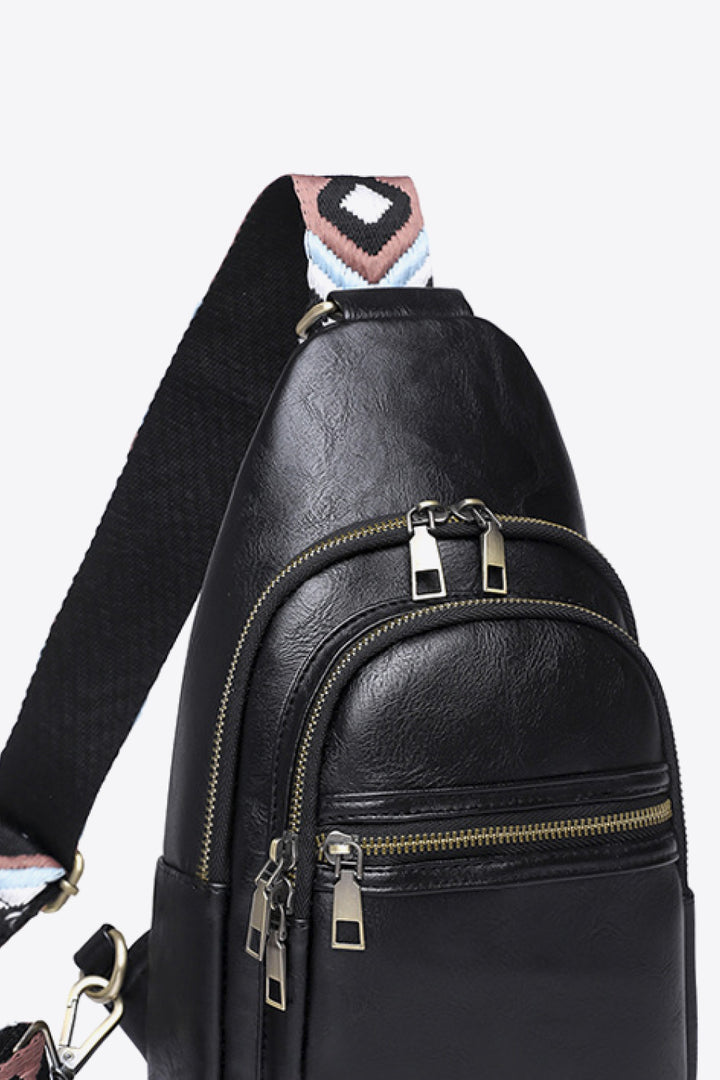 It's Your Time PU Leather Sling Bag - Cheeky Chic Boutique