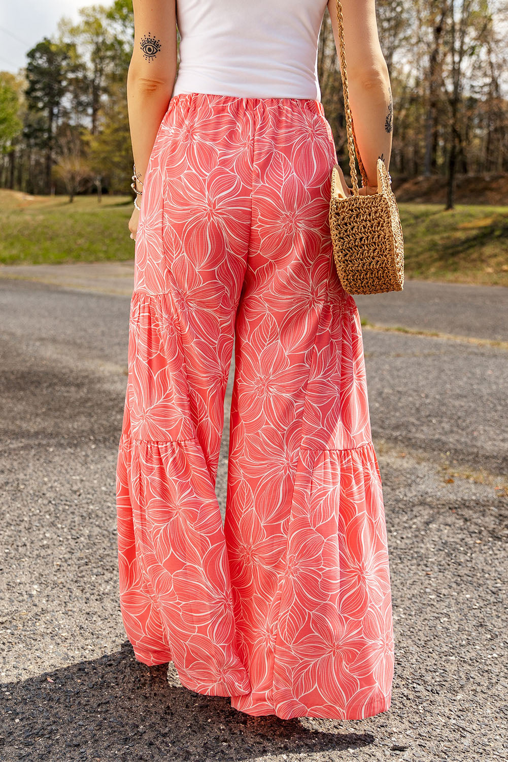 Pool Deck Floral Pants - Cheeky Chic Boutique