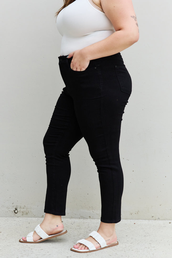 Judy Blue Kenya Mid Rise Slim Jeans - Cheeky Chic Boutique