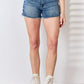 Judy Blue Full Size Tummy Control Fray Hem Shorts - Cheeky Chic Boutique