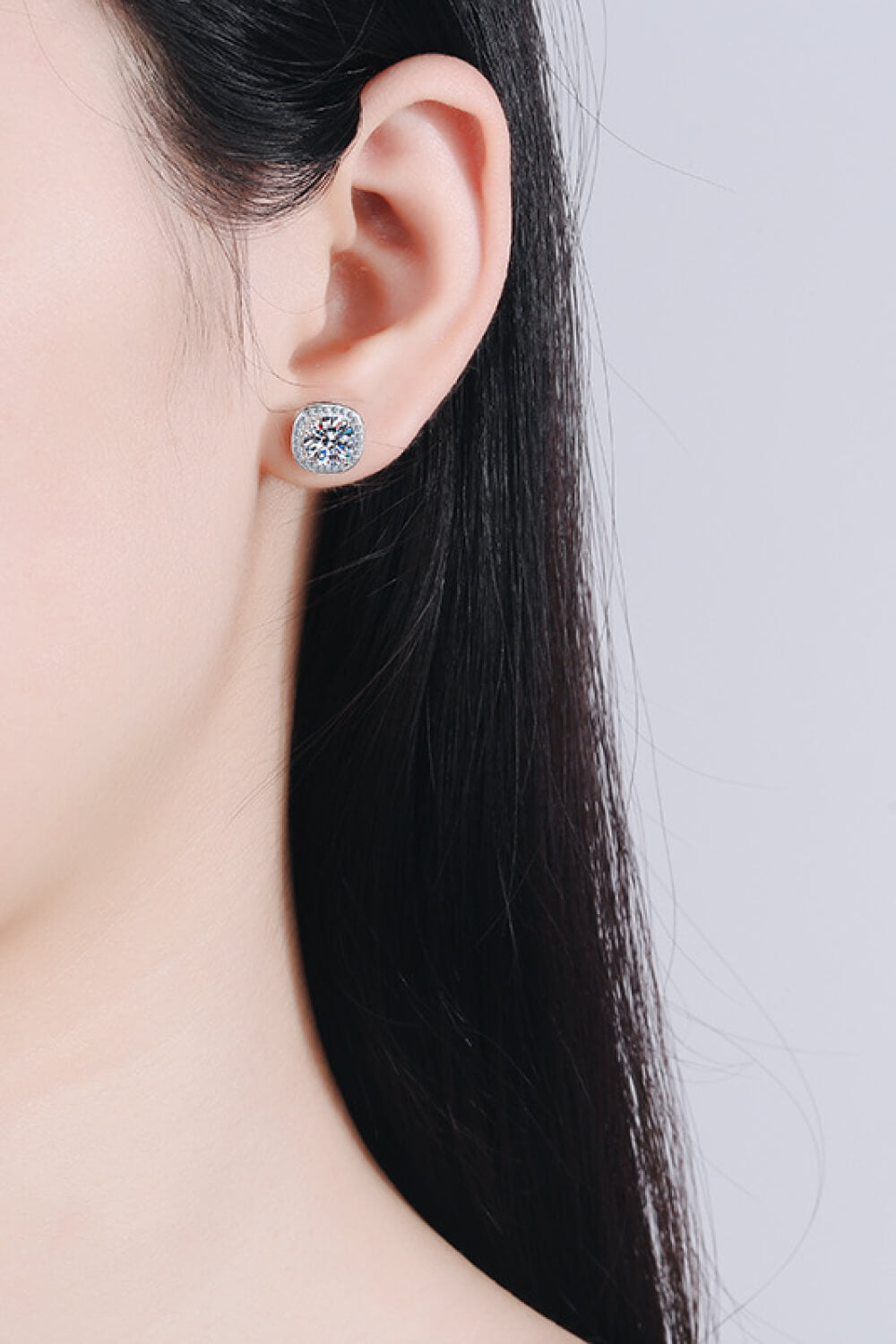 Let Me Love You 1 Carat Moissanite Stud Earrings - Cheeky Chic Boutique