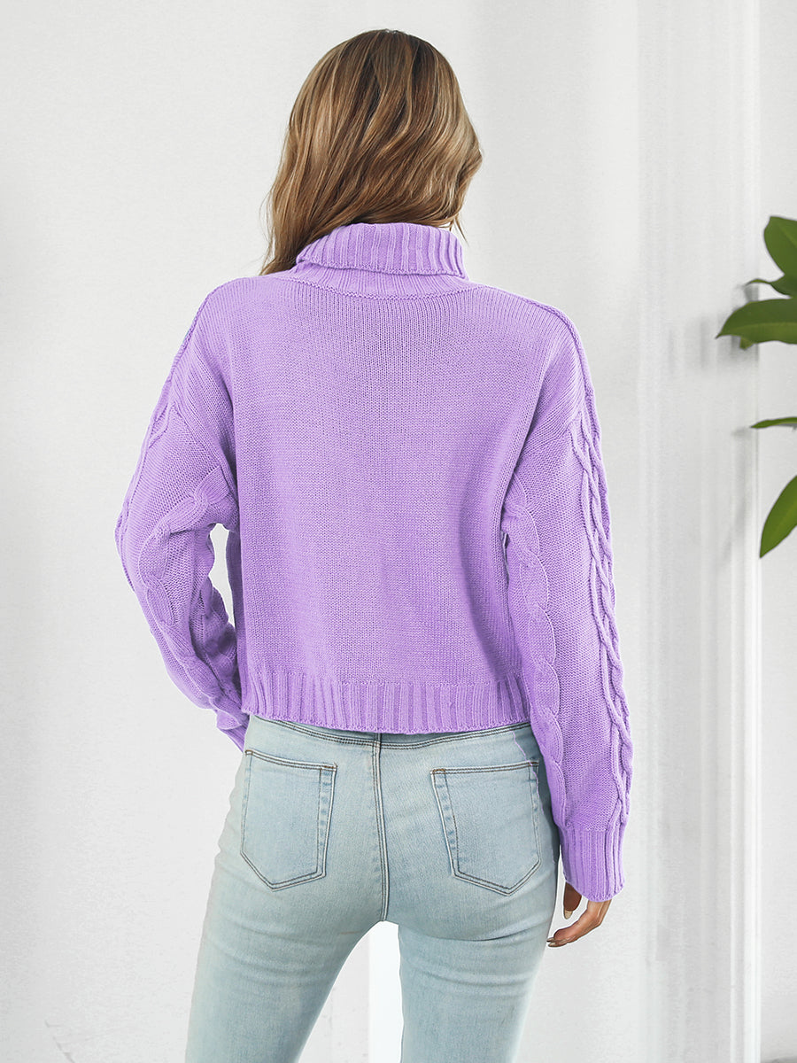 Dear Darling Turtleneck Sweater - Cheeky Chic Boutique