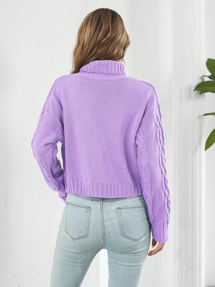Dear Darling Turtleneck Sweater - Cheeky Chic Boutique