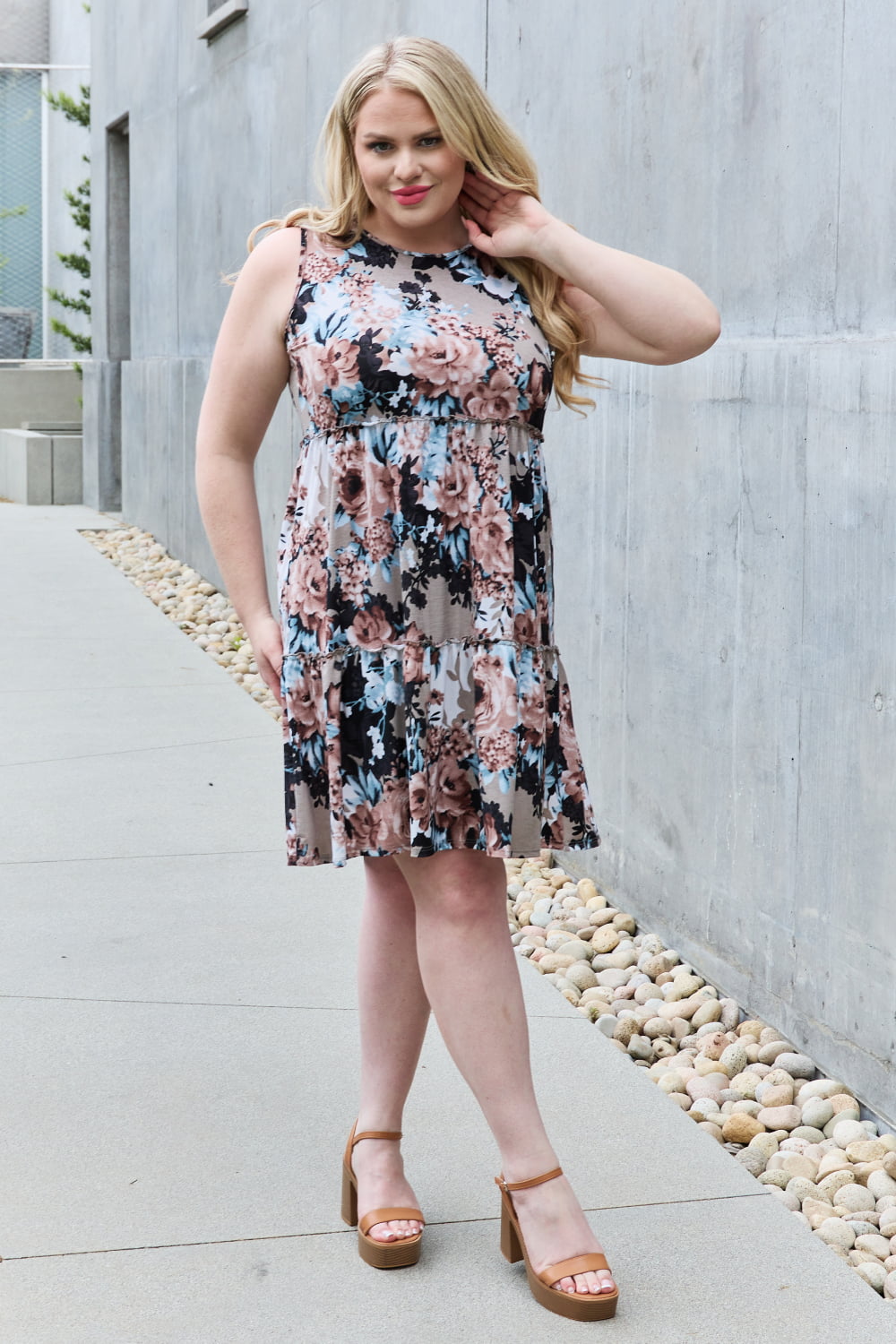 Fell In Love Floral Dress - Cheeky Chic Boutique