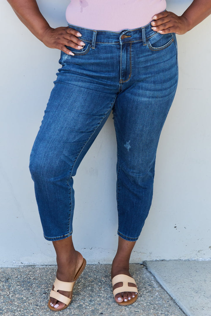 Judy Blue Aila Relax Fit Jeans - Cheeky Chic Boutique