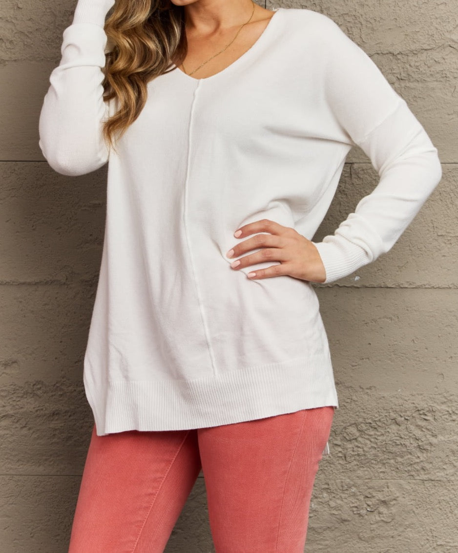 Sweater Weather Tunic Sweater - Cheeky Chic Boutique