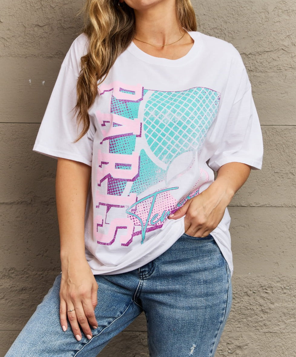 Paris Tennis Graphic Tee - Cheeky Chic Boutique