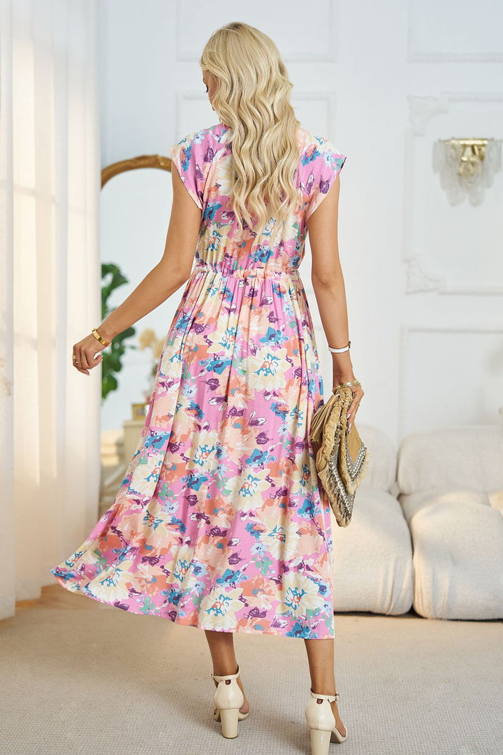 Free for Brunch Floral Midi Dress - Cheeky Chic Boutique