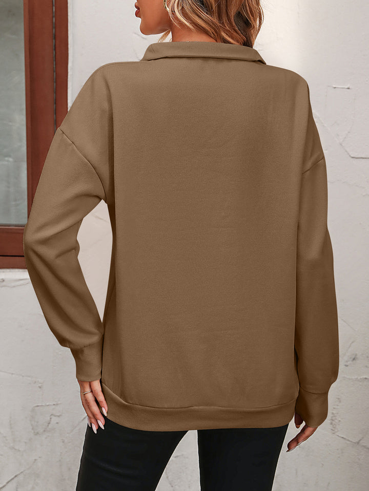 Where to Start Zip Pullover - Cheeky Chic Boutique