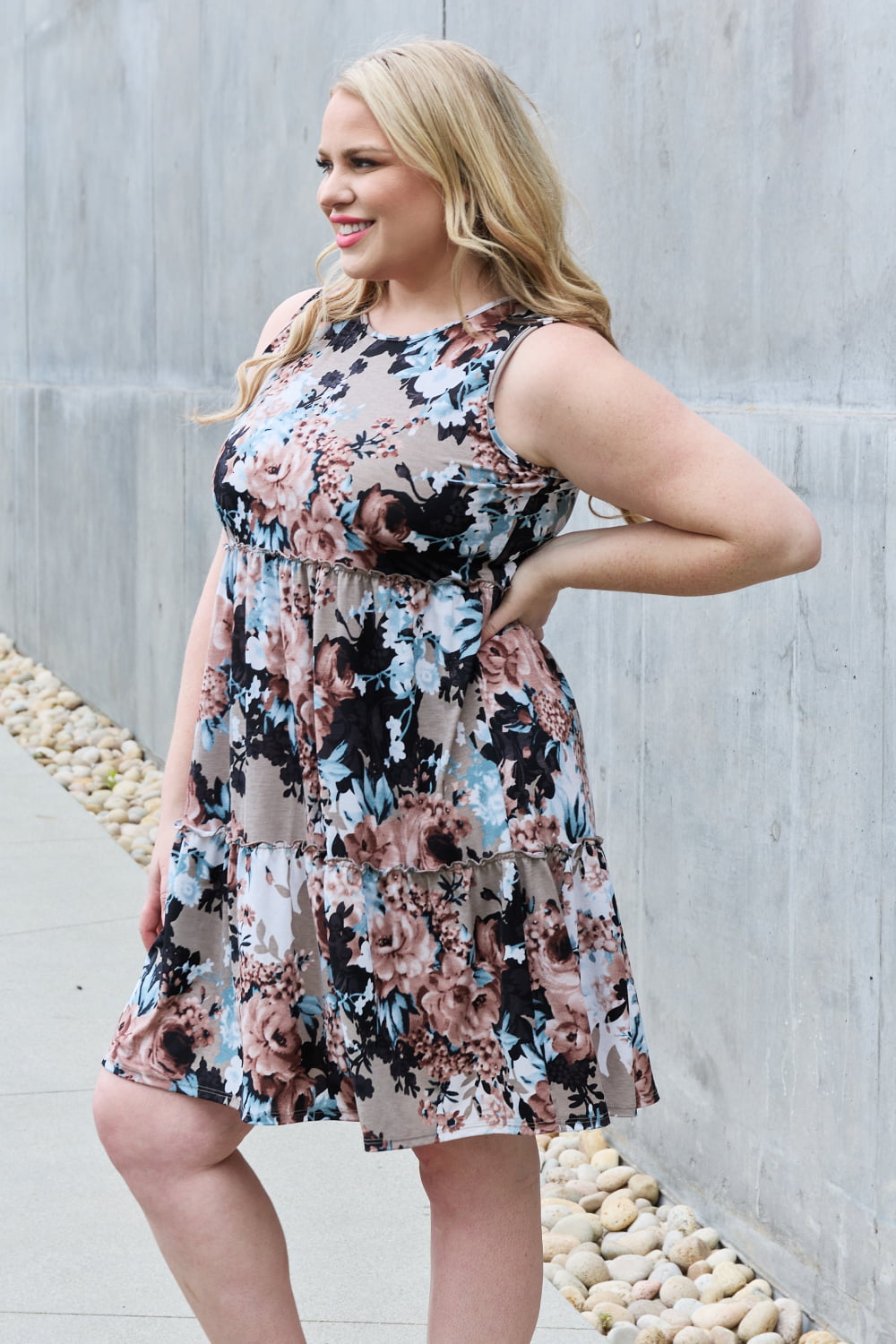 Fell In Love Floral Dress - Cheeky Chic Boutique
