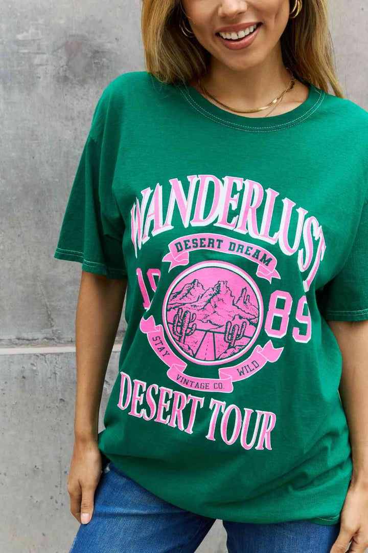 Sweet Claire "Wanderlust" Graphic T-Shirt - Cheeky Chic Boutique