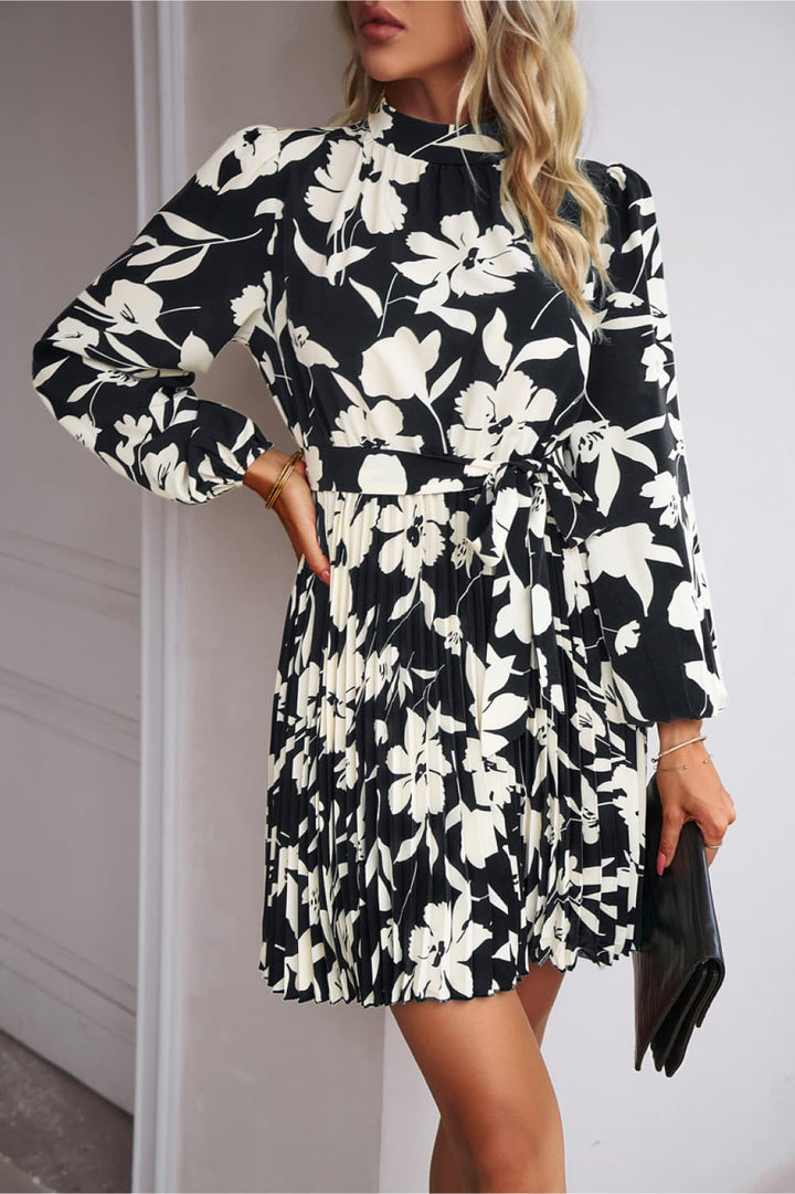 Fine Dining Floral Mini Dress - Cheeky Chic Boutique
