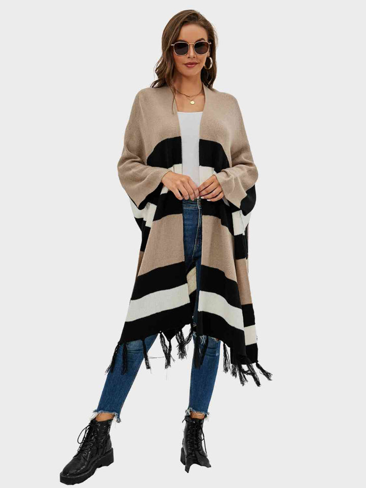 Falling Again Fringe Cardigan - Cheeky Chic Boutique