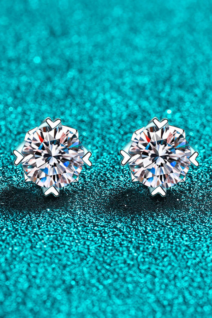 Good Day In My Mind Moissanite Stud Earrings - Cheeky Chic Boutique